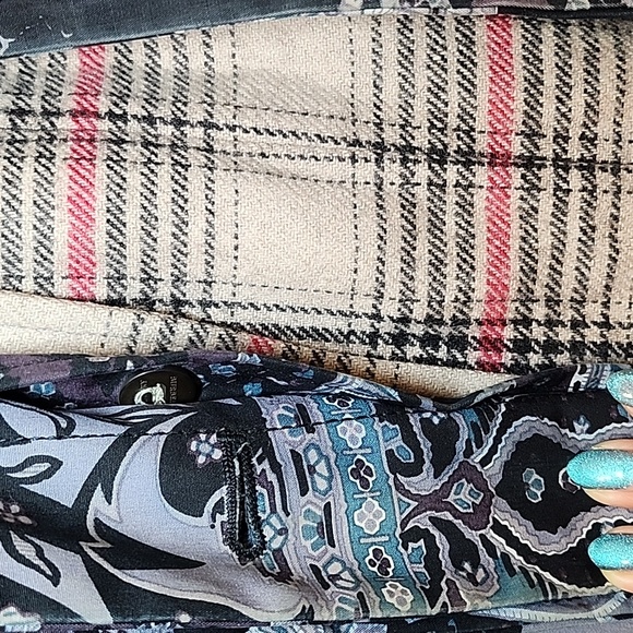 BURBERRY PRORSUM purple paisley bandana print double breasted trench coat Sz 10 - Picture 16 of 16